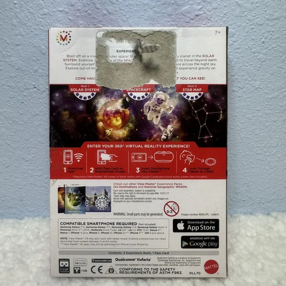 View Master Space Experience Pack Virtual Reality ViewMaster With Pass Card - Picture 3 of 7